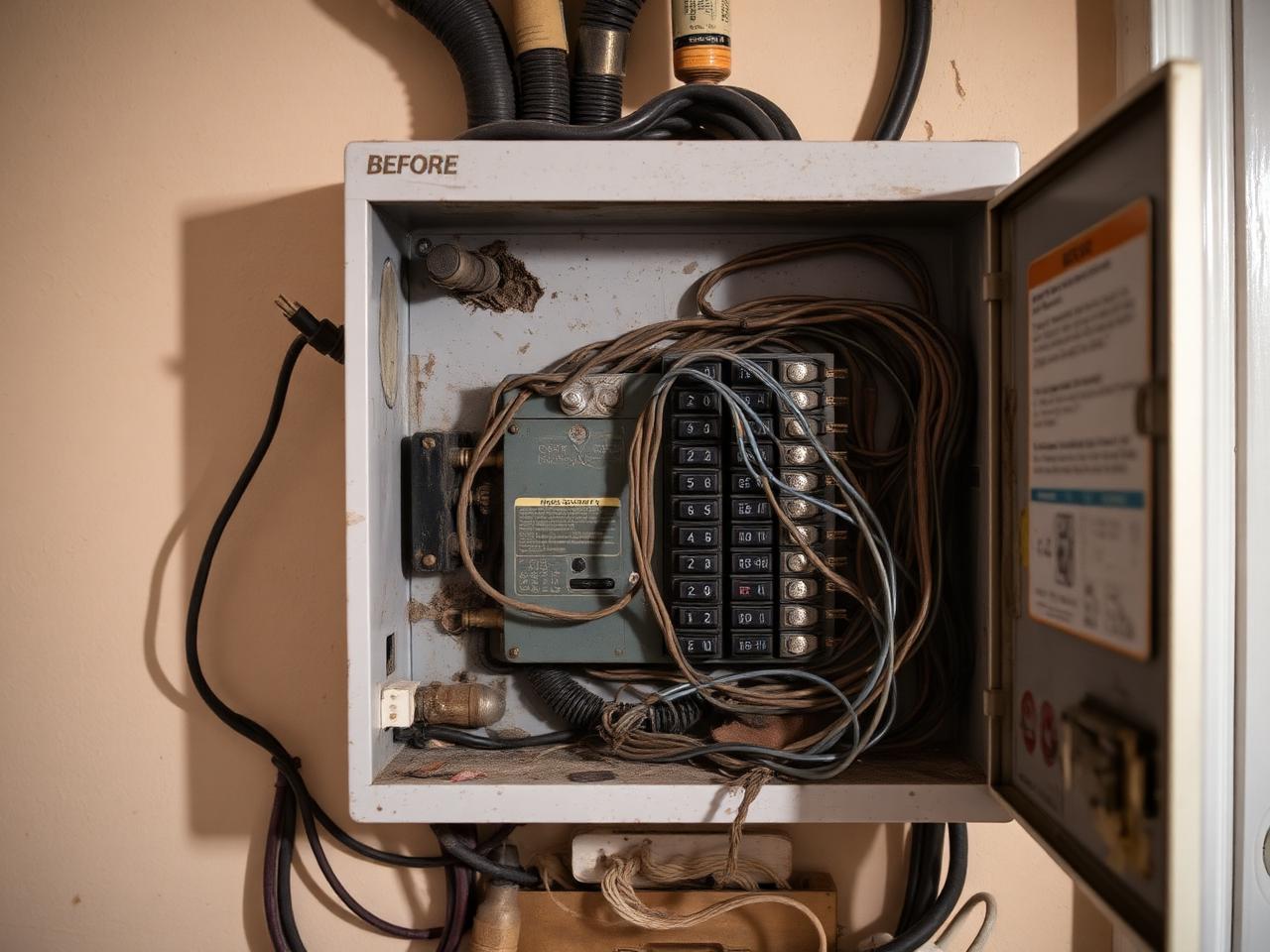 Consumer unit upgrade — before